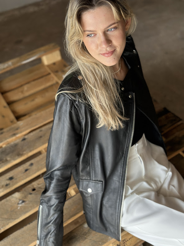 Selected Femme Madison Leather Jacket