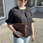 Ella & Il Hanne Linen top Black
