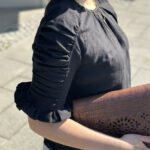 Ella & Il Hanne Linen top Black