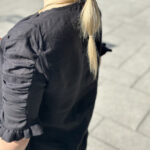 Ella & Il Hanne Linen top Black