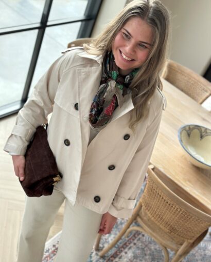 My Essential Wardrobe Mira Short Trenchcoat