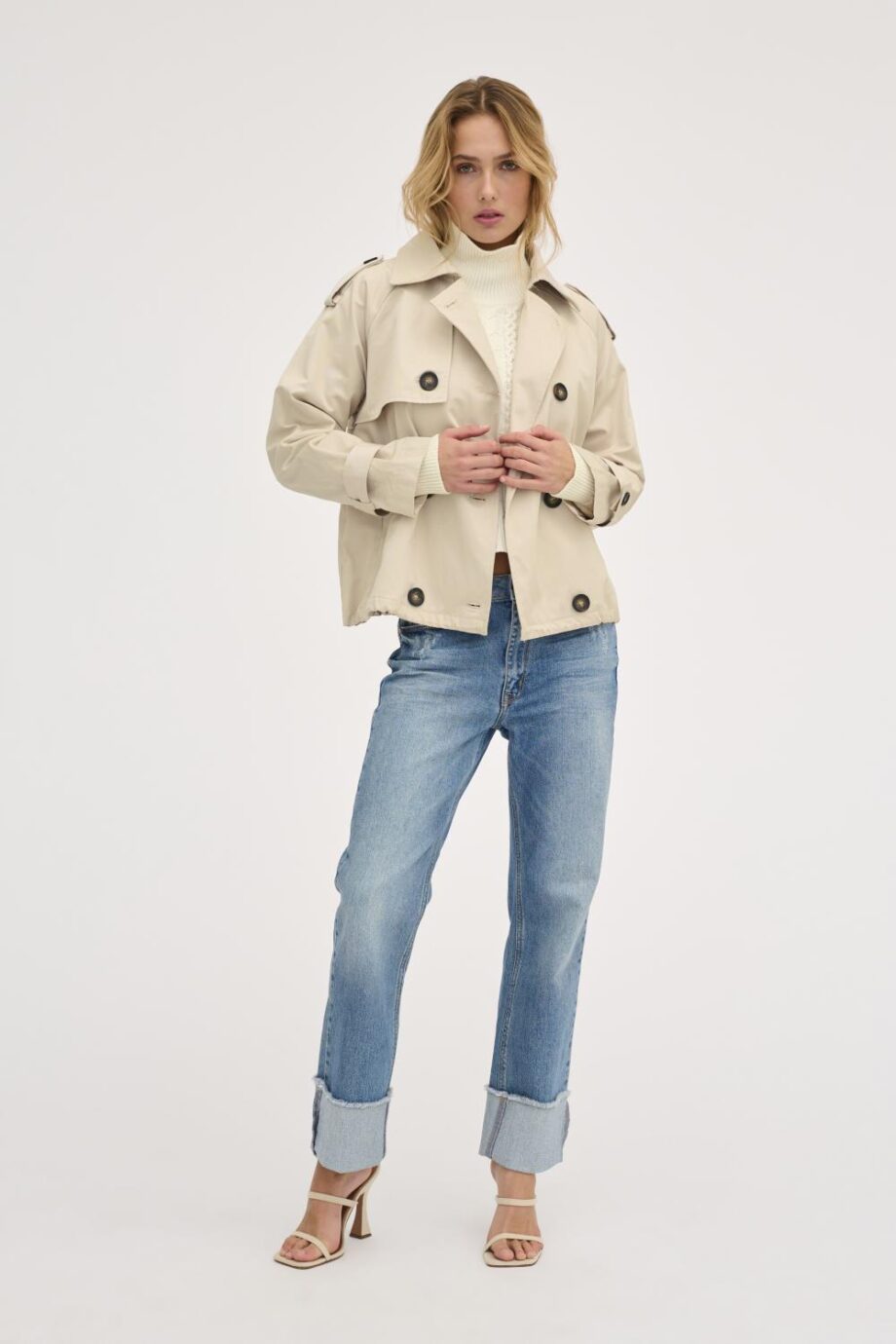 My Essential Wardrobe Mira Short Trenchcoat