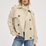 My Essential Wardrobe Mira Short Trenchcoat