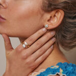 Enamel Copenhagen Studs Barouque Pearl E304G