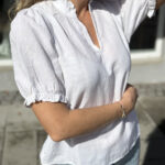 Neo Noir Odesa Linen Blouse