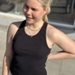Basicapparel Ludmilla Raching Tank Black