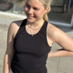 Basicapparel Ludmilla Raching Tank Black