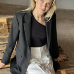 Selected Femme Rita Relaxed Blazer Black