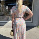 daydrm Sienna Dress Butterfly Peony Pink Tosca