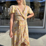 daydrm Sienna Dress Butterfly Peony Yellow