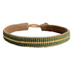IBU Jewels Armbånd The Stripe Bamboo Green FF22