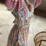 Jaase Jasmine Midi Dress Owens Print