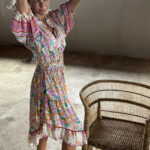 Jaase Jasmine Midi Dress Owens Print