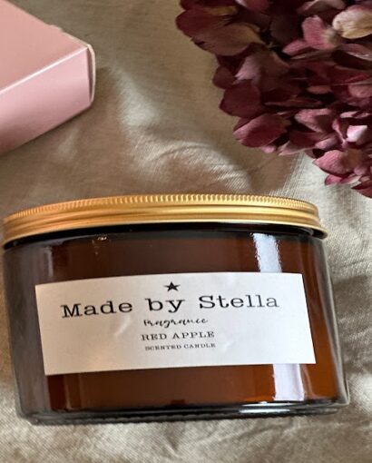 Made By Stella Scented Candle Red Apple
