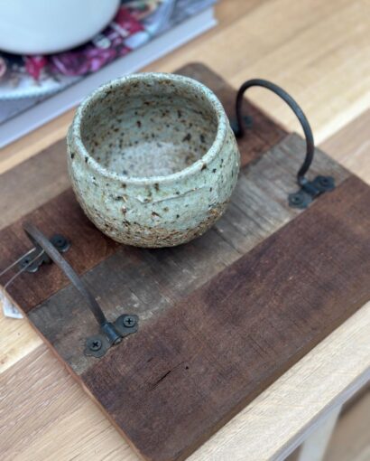 Chic antique Grimaud Old tray m/håndtak