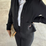 Rue De Tokyo Candra Heavy Crepe Black