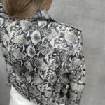 Selected Femme Fidina Short Leather Biker Jacket