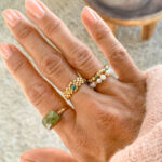 IBU Jewels Ring Bold Amazonite Multi Ru
