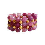 Ibu Jewels Ring Lace Stone Pink Tourmalin RFF06
