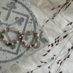 IBU Jewels EF Øredobb Pearl Multi Stone Hoop