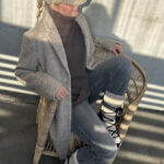 Arnie Says Wyatt Fuzzy Wool Coat