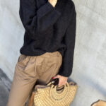 Selected Femme Gabella Knit High Neck Black
