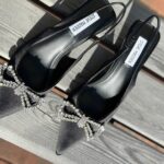 Steve Madden Affluence Sandal Black Satin