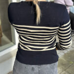 Basicapparel Ella Sweater Navy/birch