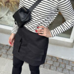 Neo Noir Janet Structure Skirt Black
