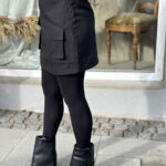Neo Noir Janet Structure Skirt Black