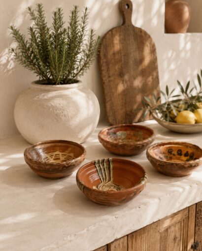 Affari Unique Bowl Terracotta | Unik vintageskål i terrakotta