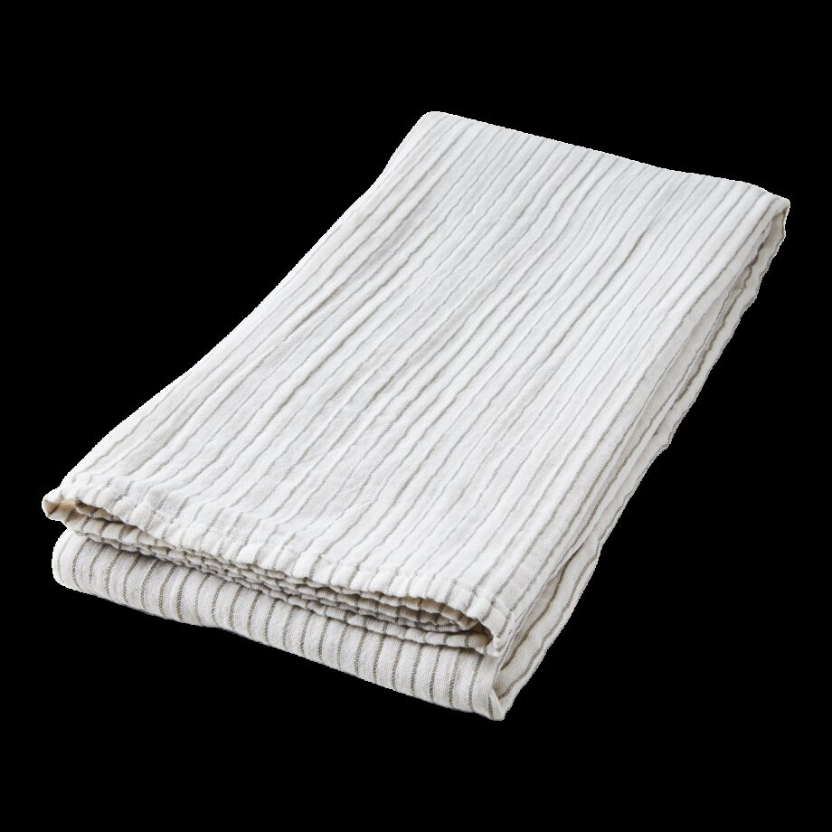 Affari Elsa Tablecloth Off White/Olive Green