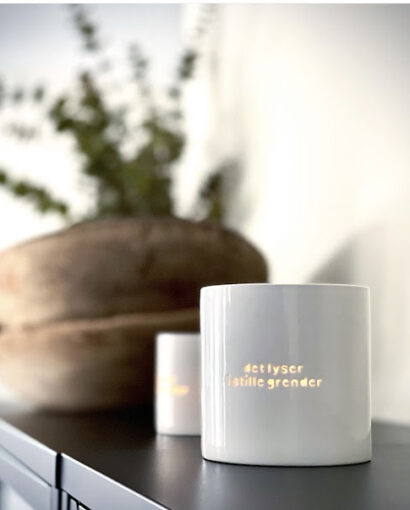 Søgne Home Lyslykt "Det lyser i stille grender"