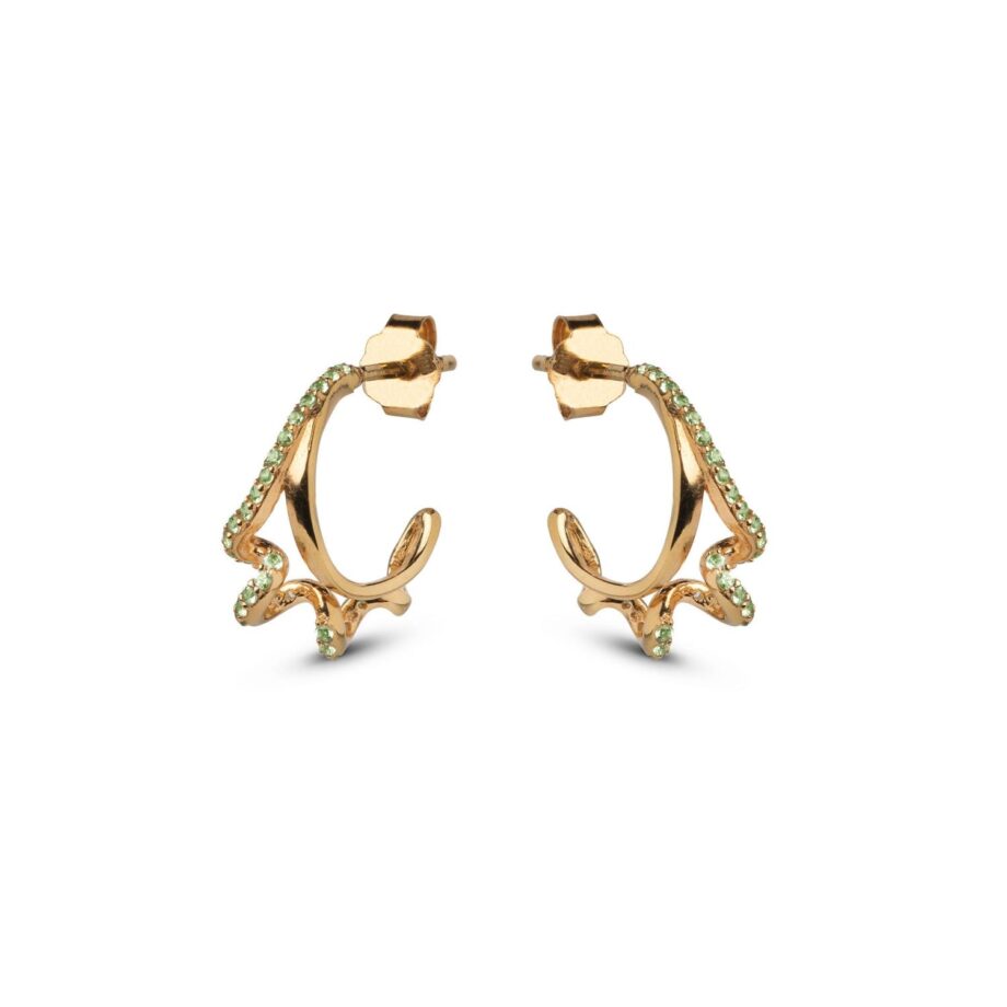Enamel Copenhagen Hoops, Elegant Twirl