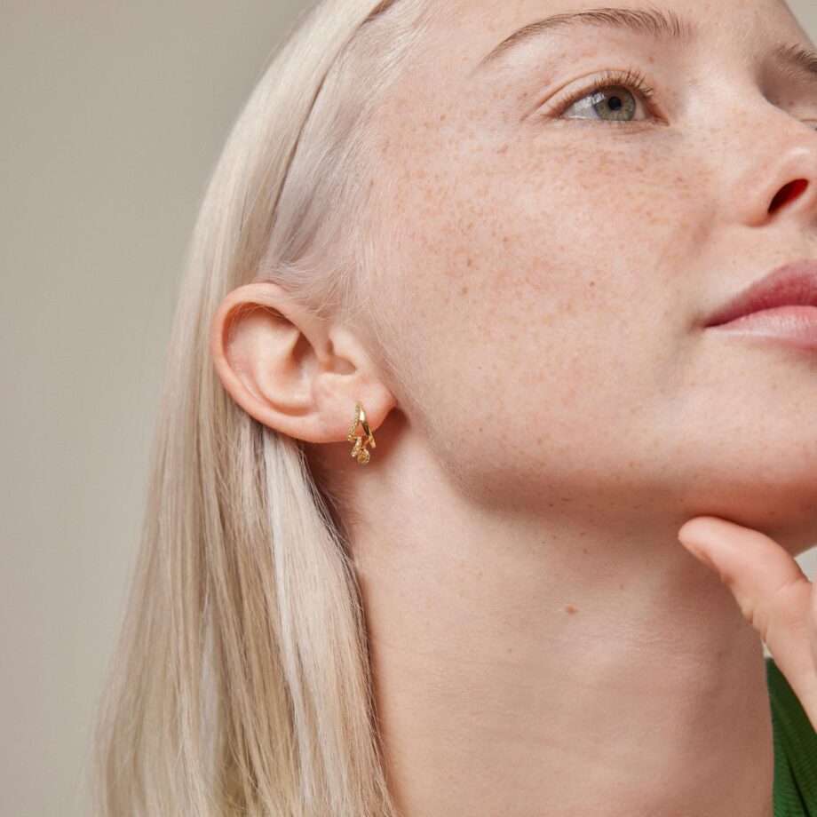 Enamel Copenhagen Hoops, Elegant Twirl