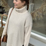 Basicapparel Line T- Neck Natural Melange