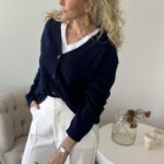 Baceapparel Lise Pocket Cardigan Sky Captain