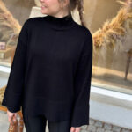 YAS Babette Knit Pullover Black