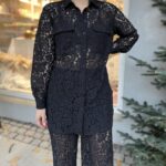 Selected Femme Colette Long Lace Shirt