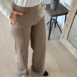 Selected Femme Rita Wide Pant Camel 32