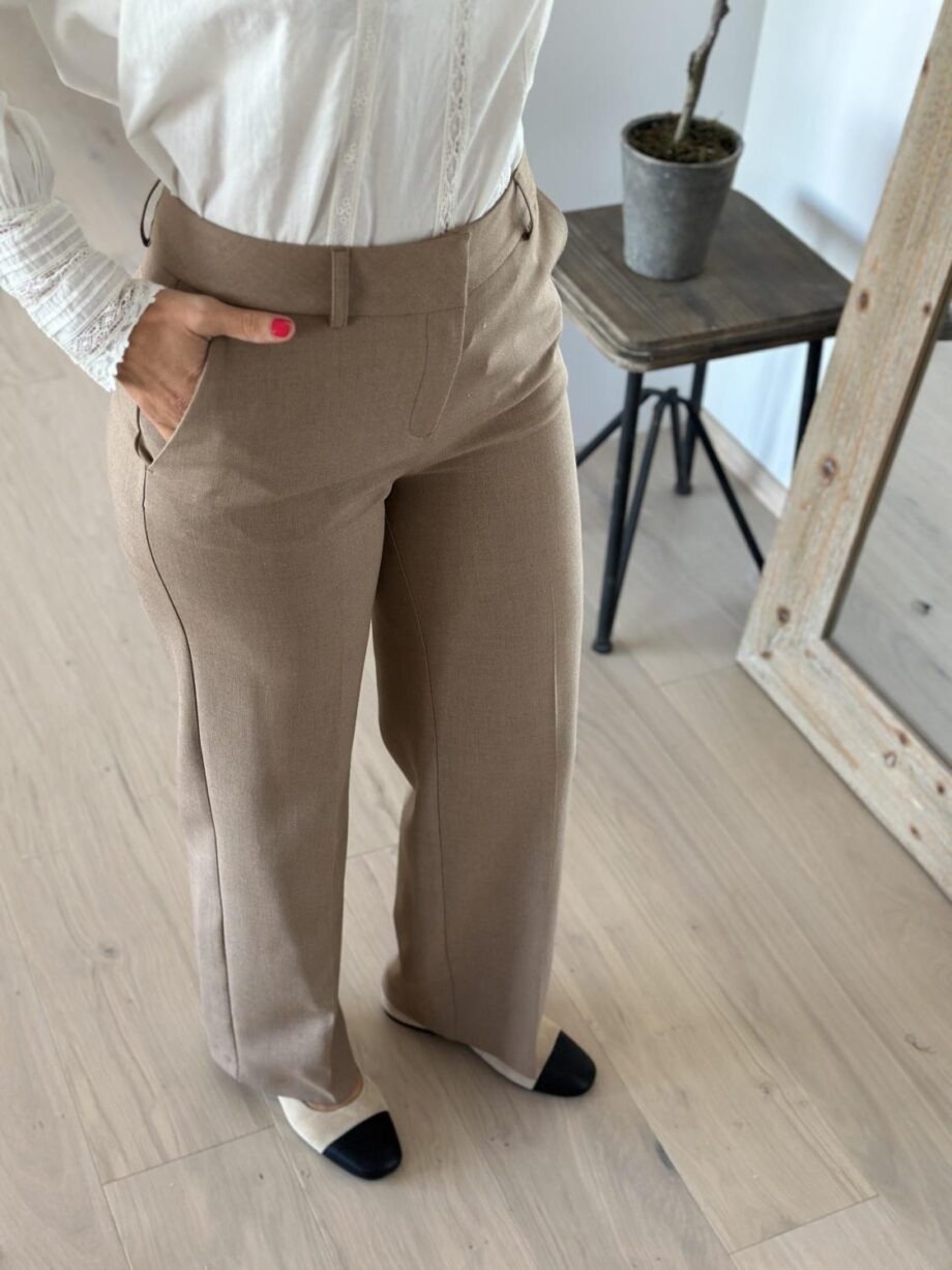 Selected Femme Rita Wide Pant Camel 32