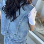 My Essential Wardrobe Dango Vest Light Blue Retro