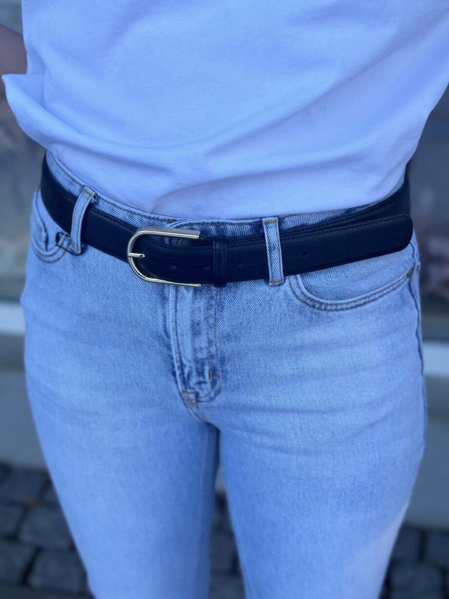 Selected Femme Fellen Croco Belt 85
