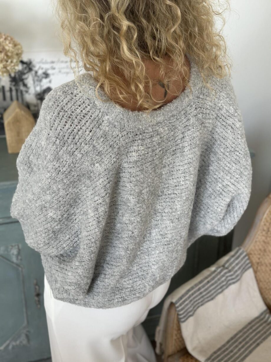 American Vintage Cardigan Heater Grey ZOL19AE24