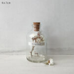 East of India Dried flowers in a bottle " Lovley friend"