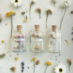 East of India Dried flowers in a bottle " Lovley friend"