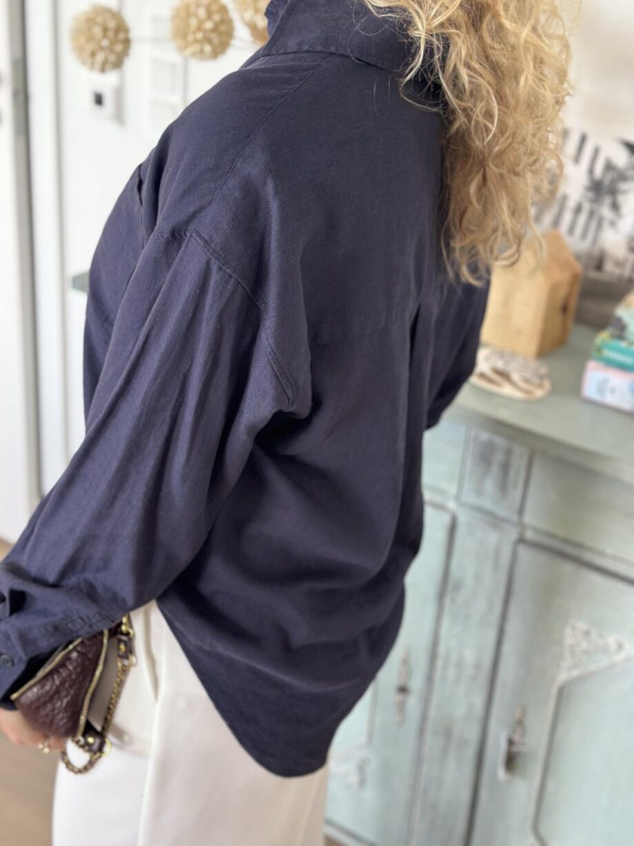 Arnie Allen Linen Viscose Skjorte