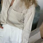 Arnie Says Allen Linen Viscose Skjorte