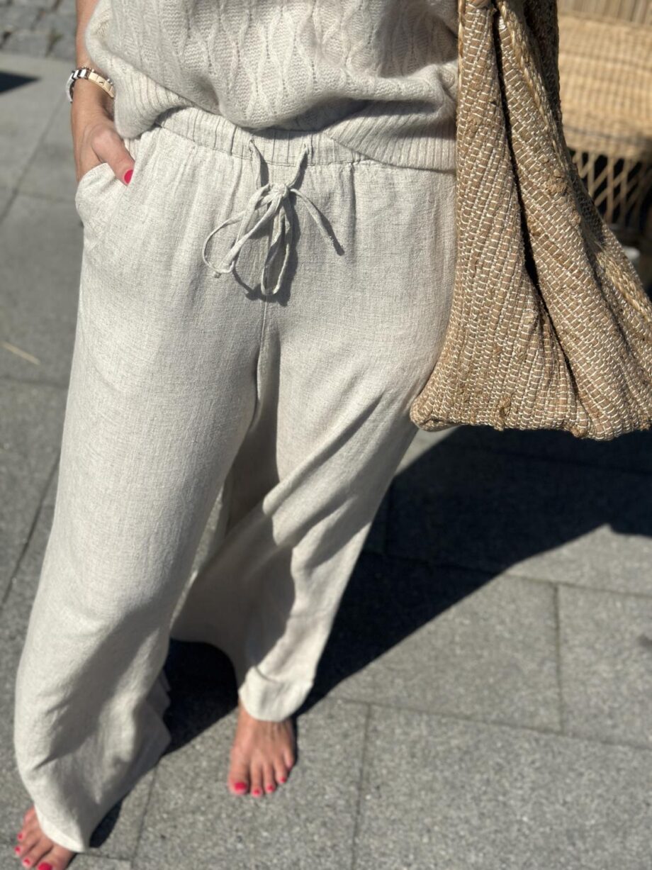 Neo Noir Lissabon Soft Linen Pants