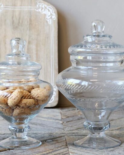 Chic Antique Glasskrukke H23